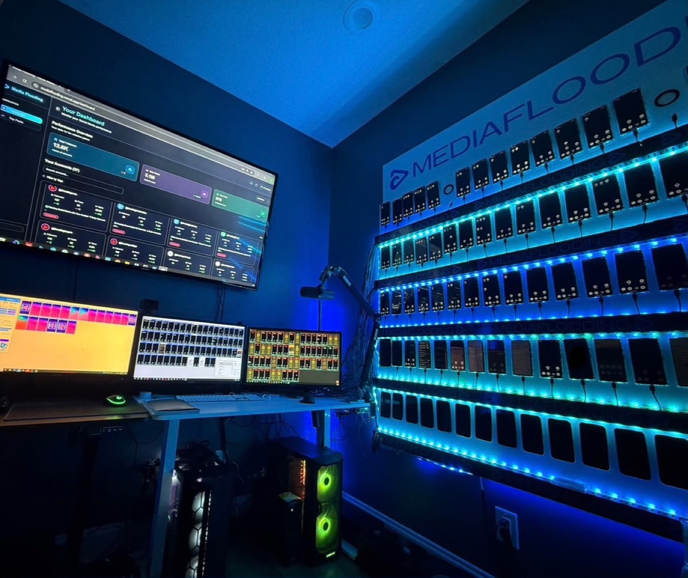 Hegemonic device room for controlled distribution infrastructure